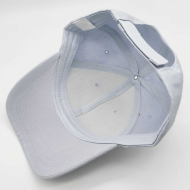 Tradineur - Gorra clásica adulto con ajuste posterior de velcro, 100% poliéster, accesorio deporte, skate, aire libre (Gris claro, talla única, unisex)