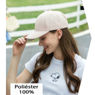 Tradineur - Gorra de adulto clásica, 100% poliéster, ajuste posterior de velcro, accesorio deporte, skate, aire libre (Beis, talla única, unisex)