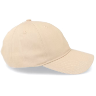 Tradineur - Gorra de adulto clásica, 100% poliéster, ajuste posterior de velcro, accesorio deporte, skate, aire libre (Beis, talla única, unisex)