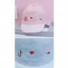 Tradineur - Gorra de bebé con cierre posterior regulable, 100% poliéster, suave, verano, protección solar, unisex, 1 a 2 años, c