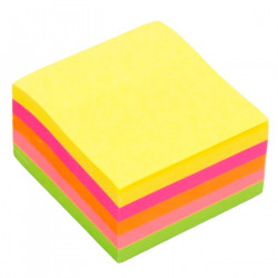 Tradineur - Notas adhesivas, 450 hojas, etiquetas de papel autoadhesivas para marcar apuntes, estudiantes, oficina (Multicolor,