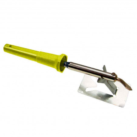 Tradineur - Soldador de 60W - Fabricado en Metal y Plástico - Temperatura ajustable 200-450 ºC - Ideal para soldaduras en circui