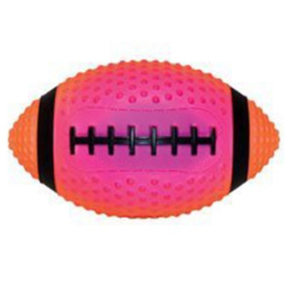 Tradineur - Pelota de rugby hinchable para niños, balón de juguete infantil con válvula de inflado, playa, piscina, verano (Multicolor, 20 cm)