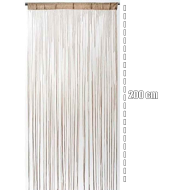 Tradineur - Cortina dorada - Decoración de ventana - Agradable a tacto - Ideal para la decoración de tu hogar - Diseño en hilos - 200 x 100 cm