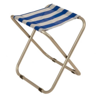 Taburete plegable camping portátil 40 x 32,5 x 38,5 cm. Silla, banqueta compacta de hierro y poliéster para playa, acampada, pesca, caza, senderismo, picnic (Color surtido)