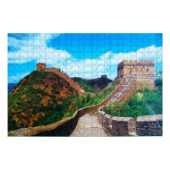 Tradineur - Puzzle/Rompecabezas de 1000 piezas - Diseño de la Muralla China - Fabricación en cartón - Tamaño: 50 x 75 cm