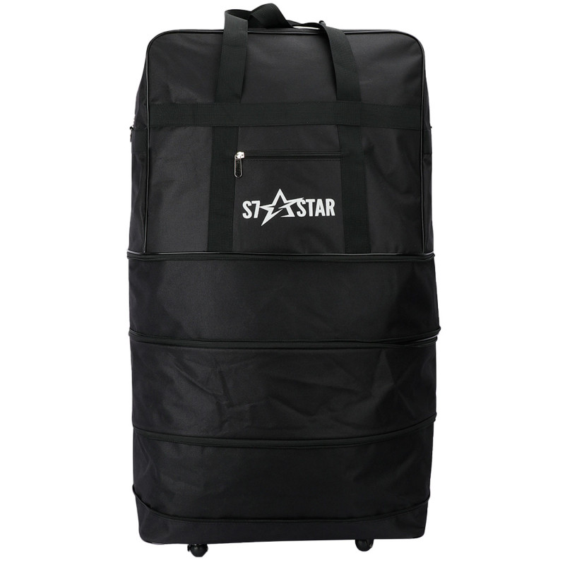 Tradineur - Maleta plegable de tela con 5 ruedas giratorias y asas, bolsa de viaje extensible, 4 posiciones, ligera, resistente Tradineur - Maleta plegable de tela con 5 ruedas giratorias y asas, bolsa de viaje extensible, 4 posiciones, ligera, resistente