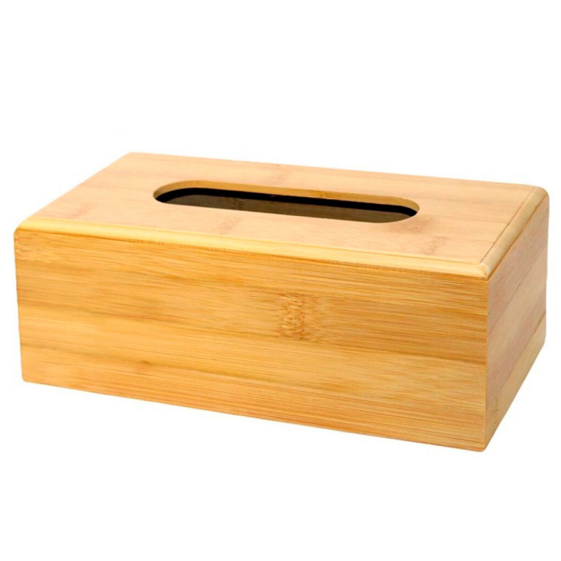 Tradineur - Caja de bambú para pañuelos, dispensador de pañuelos de papel con base extraíble, baño, dormitorio, cocina, 23 x 11, Tradineur - Caja de bambú para pañuelos, dispensador de pañuelos de papel con base extraíble, baño, dormitorio, cocina, 23 x 11,