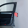 Tradineur - Protector de parking con adhesivo y cortes longitudinales, se adapta a columnas circulares, evita golpes y arañazos,
