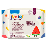 Tradineur - Papel Higiénico Húmedo WC Junior - Incluye 100 Unidades - biodegradable - Ideal para la limpieza total diaria de toda la familia.