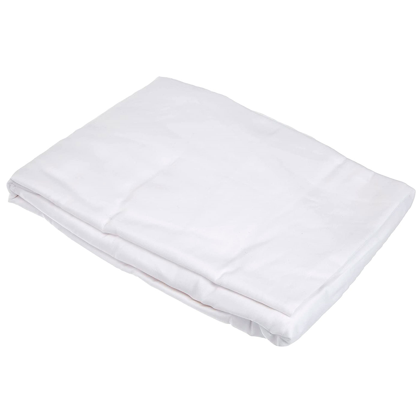 Tradineur - Sábana bajera ajustable de algodón para cama de 135, especial pieles sensibles, suave y transpirable (Blanco, 135 x 190/200 cm)