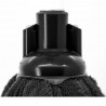 Tradineur - Pack de 24 fregonas "Ballarina" de microfibra, ecológicas, limpieza del hogar (Negro, 30 x 13 x 7 cm)