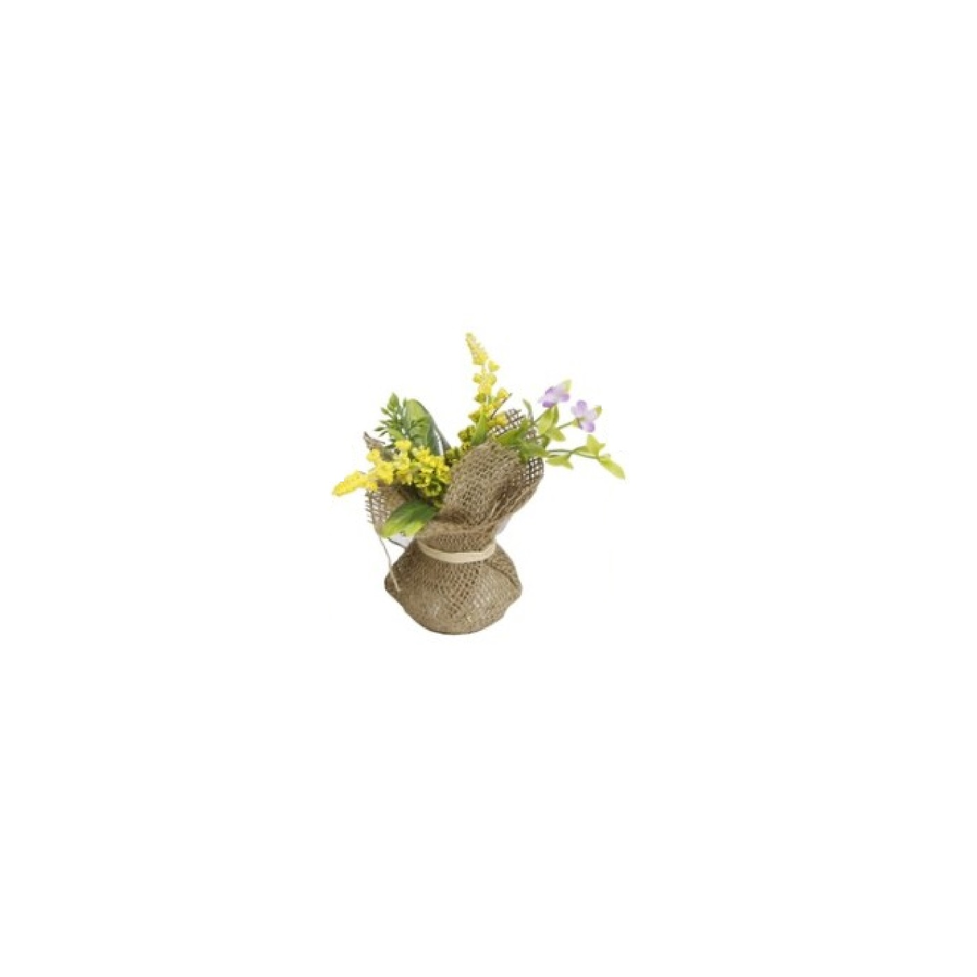 Tradineur - Planta artificial con maceta 7 x 15 cm color surtido planta decoración hogar