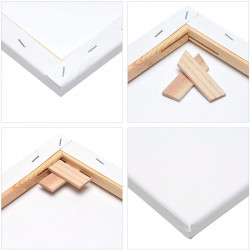 Tradineur - Lienzo para pintar cuadros de 20 x 30 cm, Base para realizar pinturas de alta calidad para hogar o trabajo. Producto