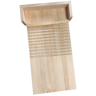 Tradineur - Tabla de madera natural para lavar ropa a mano, lavado manual, lavandería, resistente y duradera, diseño sencillo y práctico, 59,8 x 33,3 x 7 cm