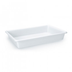 Tradineur - Bandeja rectangular de hostelería - Fabricado en Polipropileno - Apta para microondas y lavavajillas - Capacidad de 