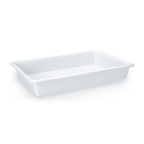 Tradineur - Bandeja para frigorífico blanca, bandeja para hostelería, 5,6  litros, medidas 36 x 27,3 x 9 cm