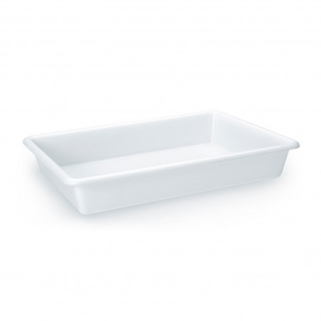 Tradineur - Bandeja rectangular de hostelería - Fabricado en Polipropileno - Apta para microondas y lavavajillas - Capacidad de 