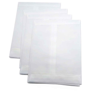 Tradineur - Pack de 40 sobres tamaño medio/grande, de color blanco. Medidas de 17,6 x 23,1 cm con cierre desilicona autoadhesiva. 4 x 10 minipacks de sobres grandes.