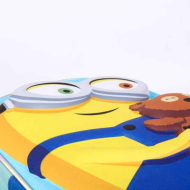 Tradineur- Mochila para niños en 3D con diseño de los Minions, ideal para la escuela. Medidas de 25 x 31 x 10 cm para colgar en la espalda. Bolsa Minions Licencia Illumination