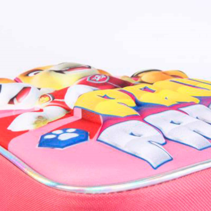 Tradineur - Mochila infantil en 3D con diseño de la Patrulla Canina, ideal para la escuela. Medidas de 25 x 31 x 10 cm para colgar en la espalda. Bolsa Paw Patrol Licencia Nickelodeon