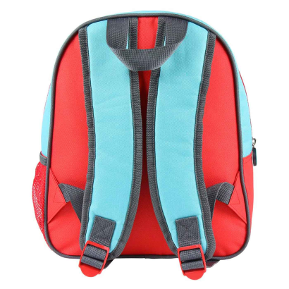 Tradineur - Mochila para niños en 3D con diseño de los Vengadores, ideal para la escuela. Medidas de 25 x 31 x 10 cm para colgar en la espalda. Bolsa Avengers Licencia Marvel