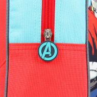 Tradineur - Mochila para niños en 3D con diseño de los Vengadores, ideal para la escuela. Medidas de 25 x 31 x 10 cm para colgar en la espalda. Bolsa Avengers Licencia Marvel