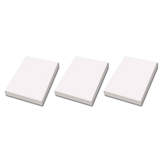 Tradineur - Pack de 3 paquetes de 500 hojas - 1500 Unidades en total - Formato A4 - Multifuncional - Apto para impresoras y fax - Color blanco