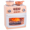 Tradineur - Cocina con horno de juguete, incluye luz y sonido, mini electrodoméstico interactivo, simulación, funciona con pilas
