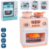 Tradineur - Cocina con horno de juguete, incluye luz y sonido, mini electrodoméstico interactivo, simulación, funciona con pilas