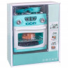 Tradineur - Cocina con horno de juguete, incluye luz y sonido, mini electrodoméstico interactivo, simulación, funciona con pilas