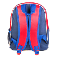 Tradineur - Mochila azul para niños en 3D con diseño de Spiderman, ideal para la escuela. Medidas de 25 x 31 x 10 cm para colgar en la espalda. Bolsa Spiderman Licencia Marvel