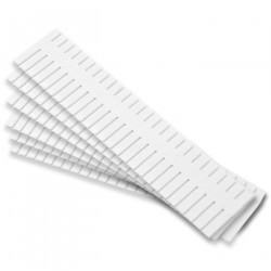 Tradineur - Pack de 6 separadores para cajones - Fabricados en plástico - Organización, Placa ajustable, Esencial. - 43,8 x 9 cm