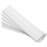 Tradineur - Pack de 6 separadores para cajones - Fabricados en plástico - Organización, Placa ajustable, Esencial. - 43,8 x 9 cm