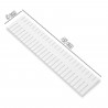 Tradineur - Pack de 6 separadores para cajones - Fabricados en plástico - Organización, Placa ajustable, Esencial. - 43,8 x 9 cm