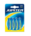 Juego de 6 packs de 4 pilas AA, r6, 1,5 v "júpiter" ideal para el hogar. Set de 24 pilas no recargables, para una gran diversidad de productos. 24 pilas AA para diferentes aparatos electronicos