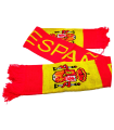 Tradineur - Bufanda con diseño de la bandera de España - Fabricado 100% Acrílico - Deporte, golf, adulto, unisex, talla única - Color rojo y amarillo.