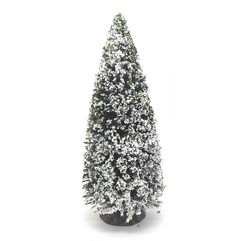Tradineur - Abeto nevado decorativo 19 x 8 cm, árbol de navidad artificial en miniatura para mesa, repisa, ventana, decoración n Tradineur - Abeto nevado decorativo 19 x 8 cm, árbol de navidad artificial en miniatura para mesa, repisa, ventana, decoración n