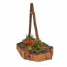 Tradineur - Hoguera luminosa con pilas para Belén, resina, fogata con luz, fuego para nacimiento, pesebre, Navidad, decoración t