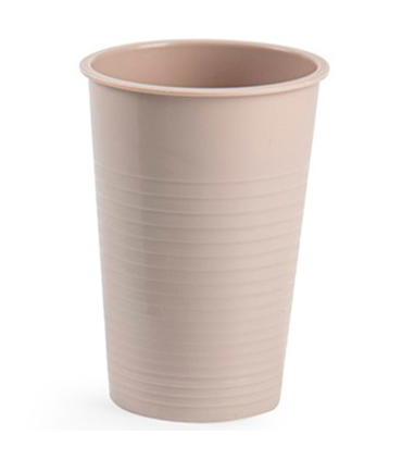 Tradineur - Vaso reutilizable de polipropileno duro y resistente, vaso mediano lavable para picnic, camping, bebidas calientes y frías, 9,7 x 6,8 cm, 200 ml, color aleatorio