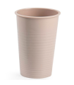 Tradineur - Vaso reutilizable de polipropileno duro y resistente, vaso mediano lavable para picnic, camping, bebidas calientes y frías, 9,7 x 6,8 cm, 200 ml, color aleatorio