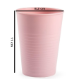 Tradineur - Vaso reutilizable, polipropileno duro y resistente, vaso grande lavable para picnic, camping, bebidas calientes y frías, 11 x 8,2 cm, 360 ml, color aleatorio