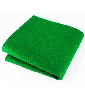 Tradineur - Tapete de póker, mantel, alfombrilla de fieltro para juegos de mesa, salón, cartas, grosor 1 mm (Verde, 50 x 50 cm)