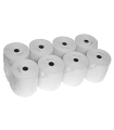 Tradineur - Pack de 8 rollos de papel térmico - Apto para marcas de TPV, cajas registradoras táctiles, impresoras térmicas, calculadoras, etc.