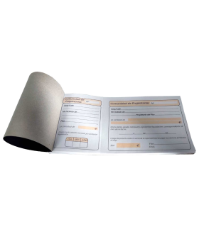 Tradineur - Talonario para comunidades de propietarios - Formato horizontal - Flexible y resistente - 11 x 21 cm 