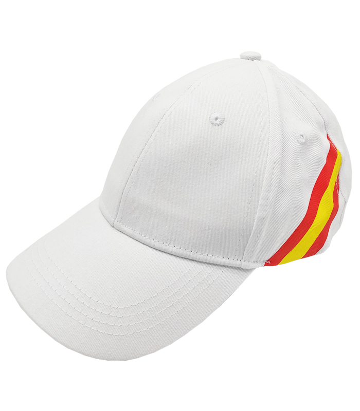 Tradineur - Gorra con la bandera de España, ajuste posterior con hebilla metálica, 100% algodón, deporte, golf, adulto unisex, talla única, color aleatorio