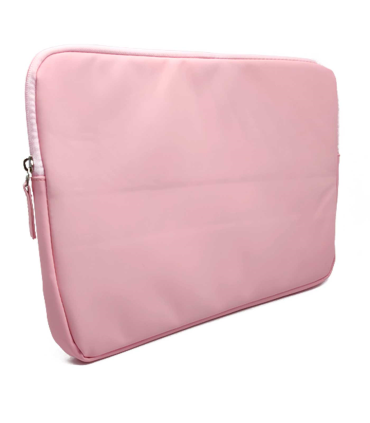 Tradineur - Funda para ordenador portátil de 13/13.3/14" pulgadas - Fabricación en poliéster - Interior extrasuave - Color rosa