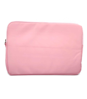 Tradineur - Funda para ordenador portátil de 13/13.3/14" pulgadas - Fabricación en poliéster - Interior extrasuave - Color rosa