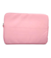 Tradineur - Funda para ordenador portátil de 13/13.3/14" pulgadas - Fabricación en poliéster - Interior extrasuave - Color rosa