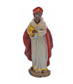 Tradineur - Reyes magos para belén navideño, durexina, figuras decorativas nacimiento, pesebre, navidad, decoración tradicional, 14 cm